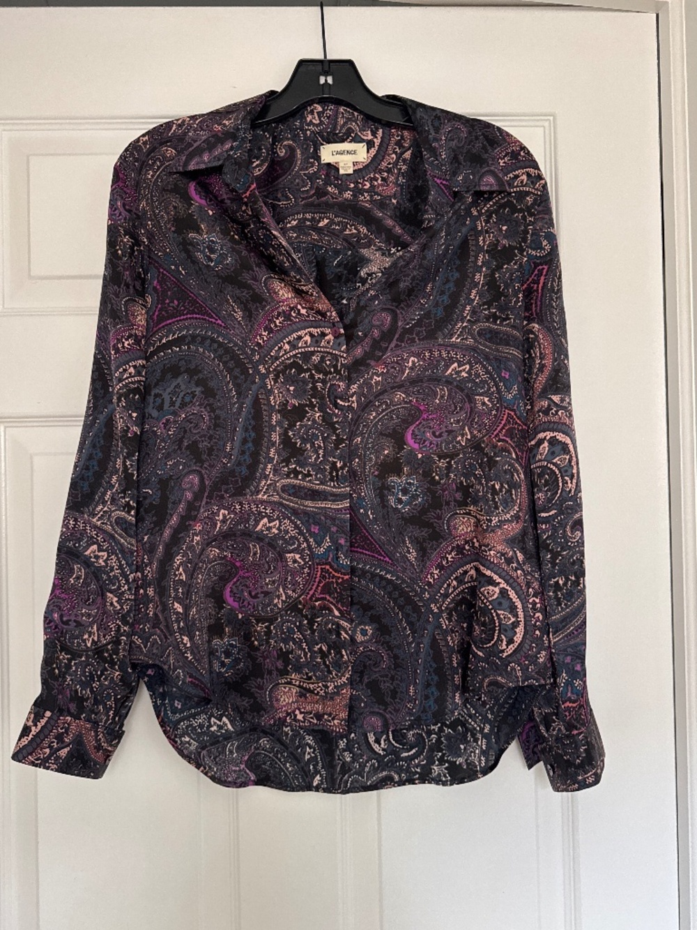 L’Agence Silk Shirt